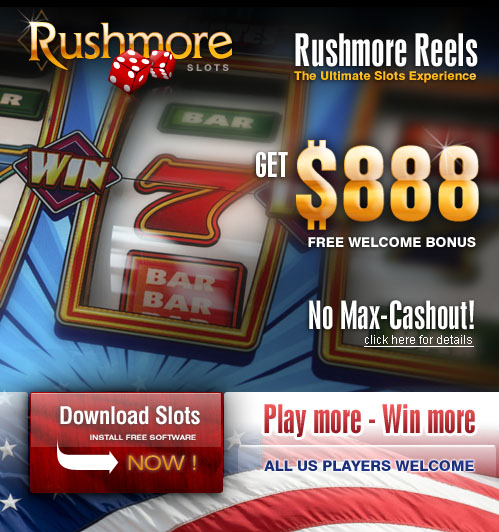 Rushmore Online Casino - $888 Welcome Bonus